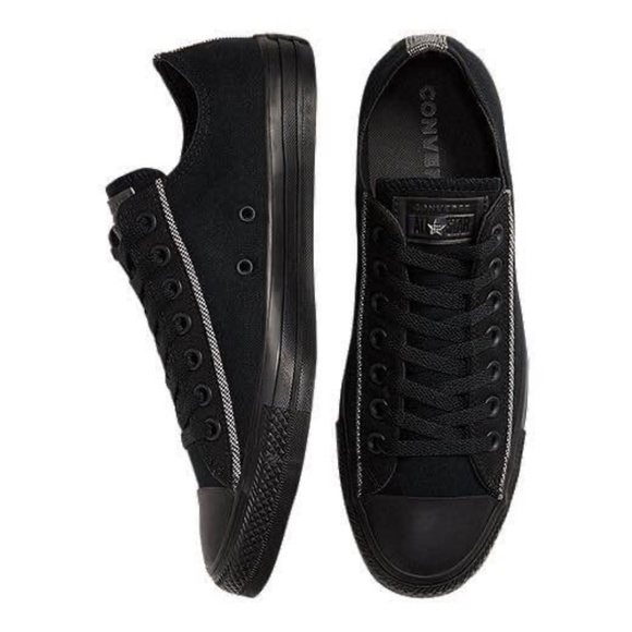 BRAND NEW men converse chuck taylor all star classic black low shoes 8 8.5 9 9.5 - Picture 2 of 9